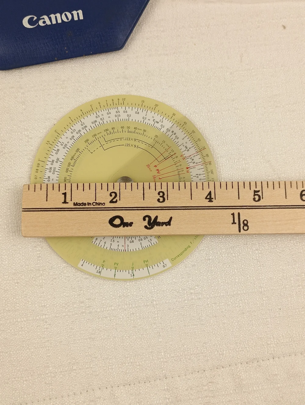 VTG TV lens Range Calculator Canon photography video